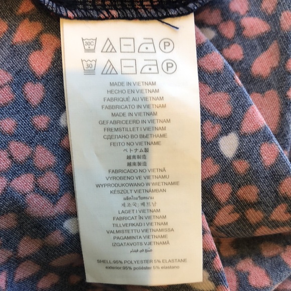 Michael Kors false wrap heart print dress - Picture 10 of 10